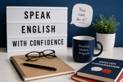 Fale inglês com confiança e supere os bloqueios
