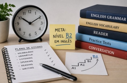 Quanto tempo leva para atingir o nível B2 em inglês?