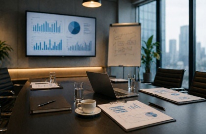 Português para executivos estrangeiros em reuniões