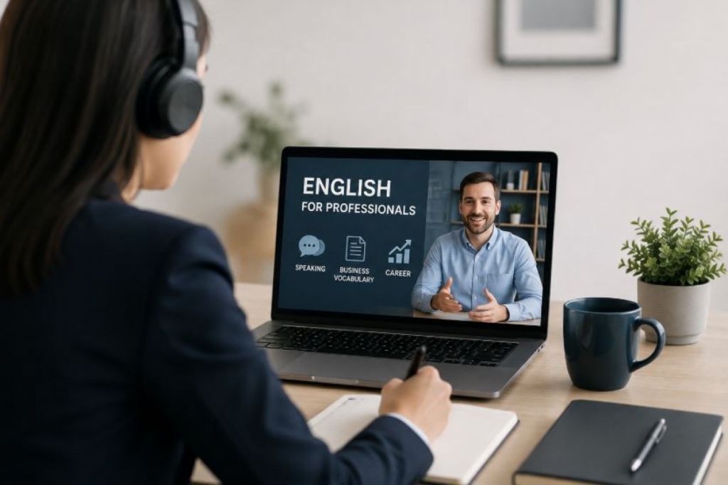 Qual o melhor curso de inglês online para profissionais?