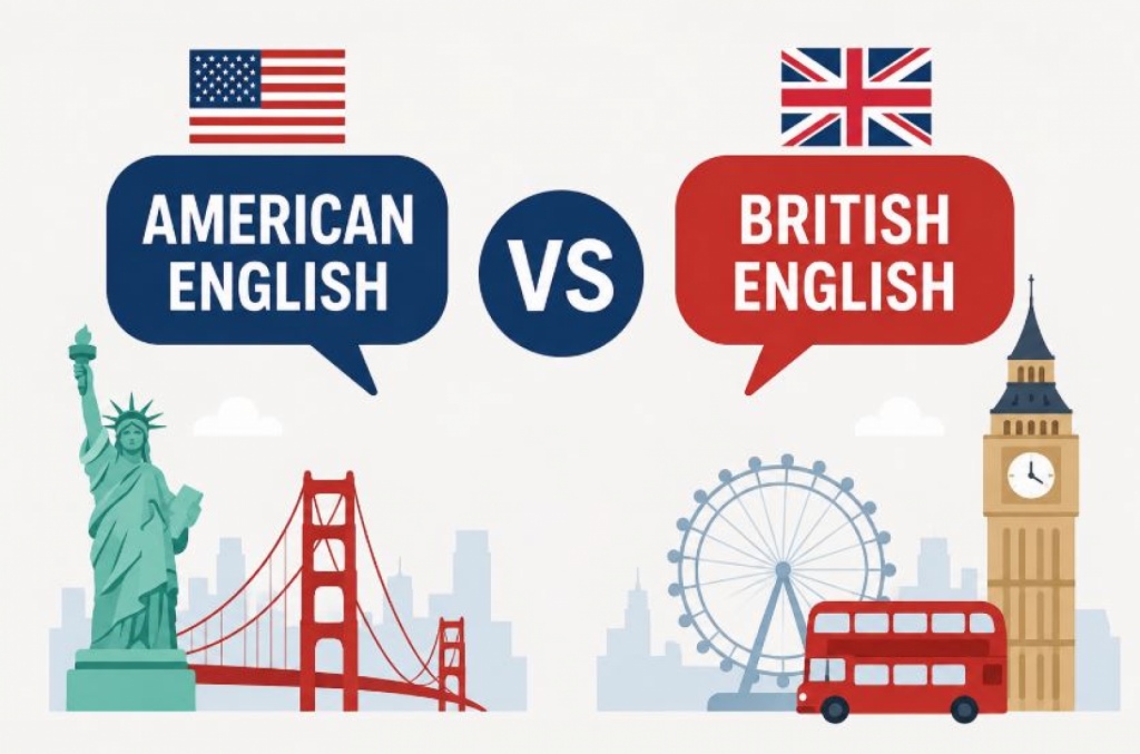 Inglês americano ou britânico: entenda as diferenças