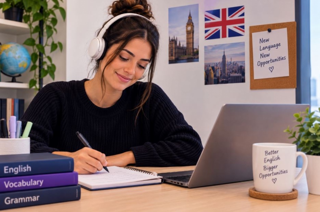 Não espere janeiro: comece seu curso de inglês agora