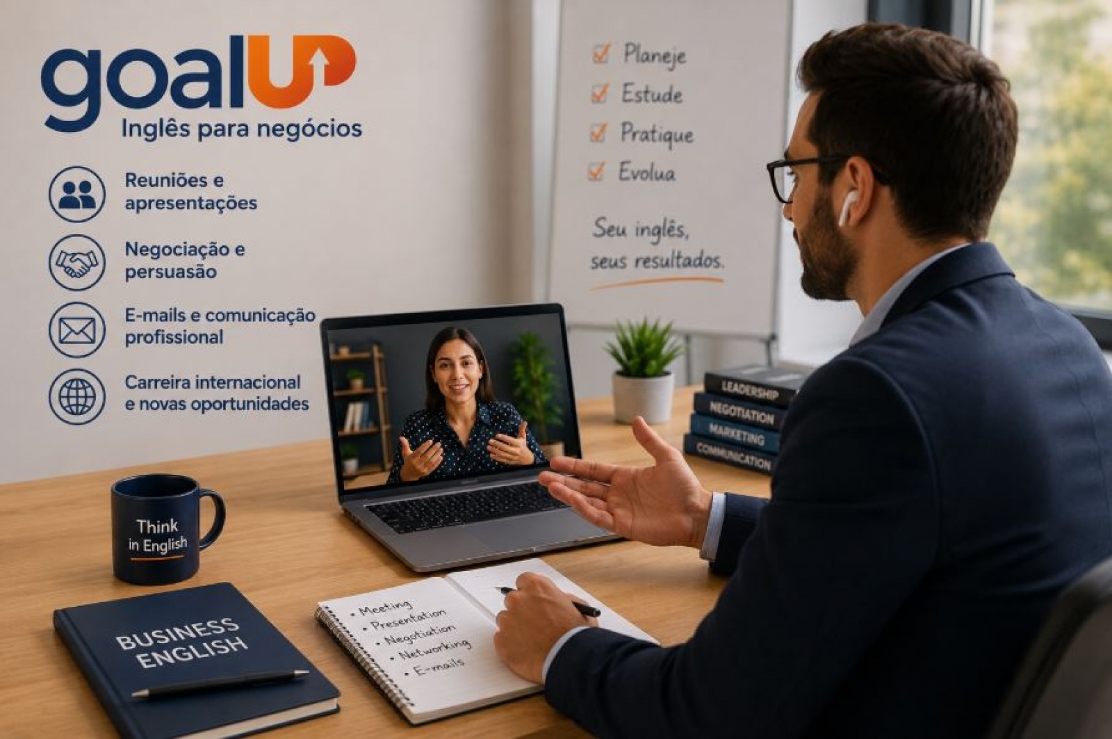 Inglês para negócios: como as aulas individuais ajudam você