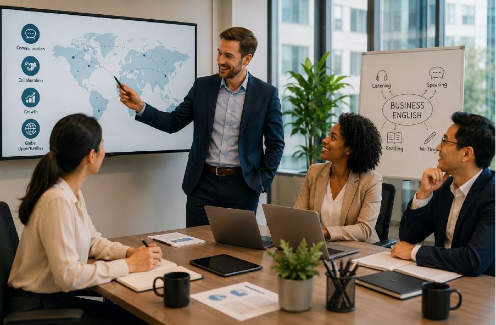 Inglês corporativo sob medida para sua empresa