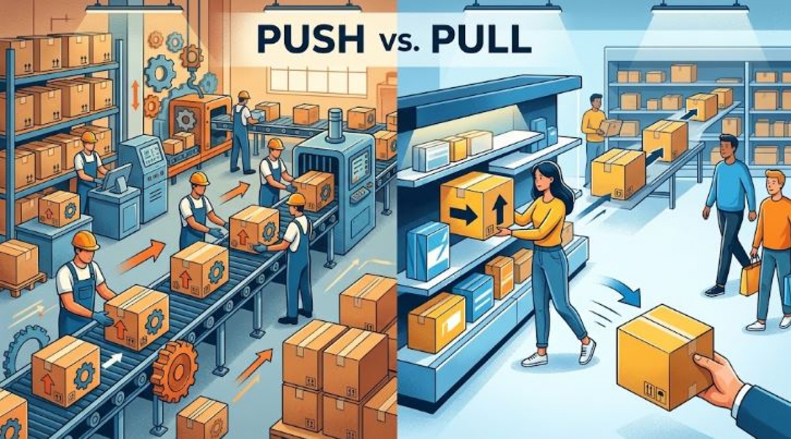 Push ou pull? Aprenda a diferença de uma vez